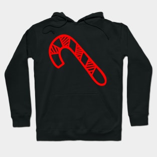 Red Candy Cane Hoodie